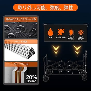 Amazon.co.jp: 【4輪 キャリーカート折り畳み 】軽量キャリー